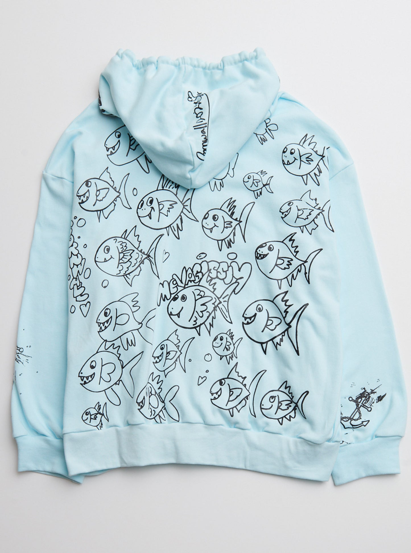 Vinti Andrews Sea Reef Print Oversize Hoody