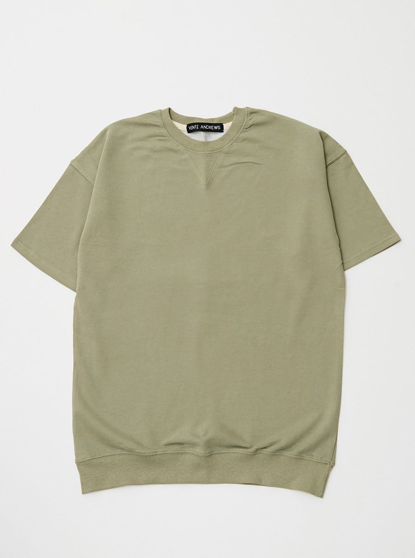 Vinti Andrews Short Sleeves Sweatshirt Stone