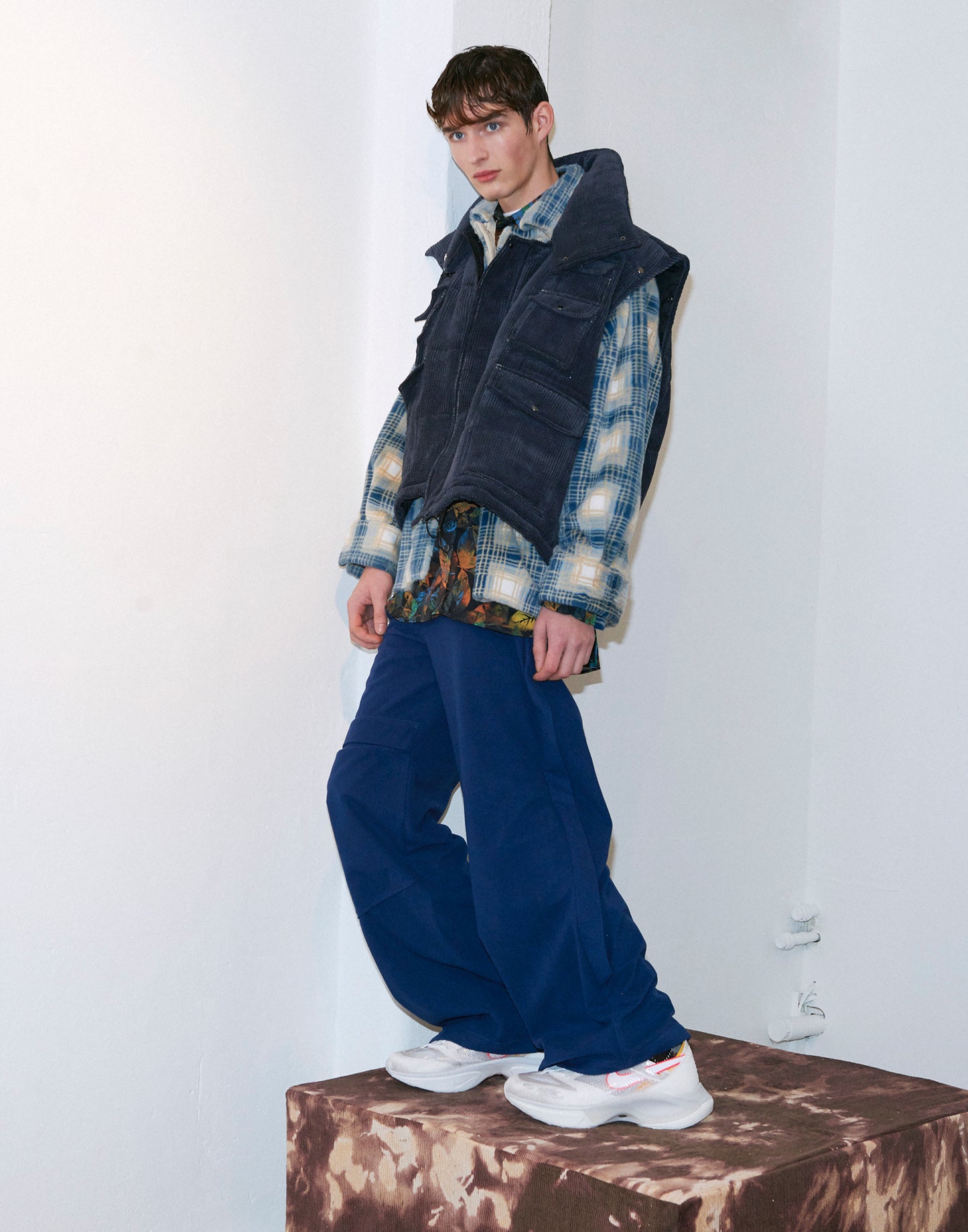 Vinti Andrews Loose Trousers Navy