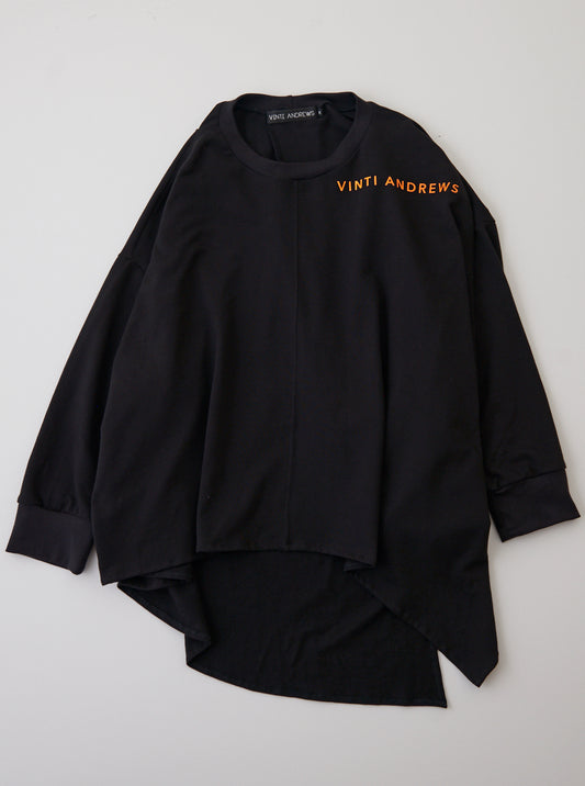 Vinti Andrews Flare Sweatshirt Black