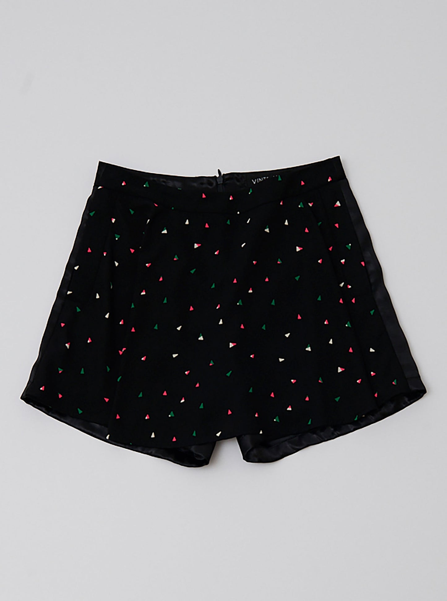 Printed Flare Shorts Skirt