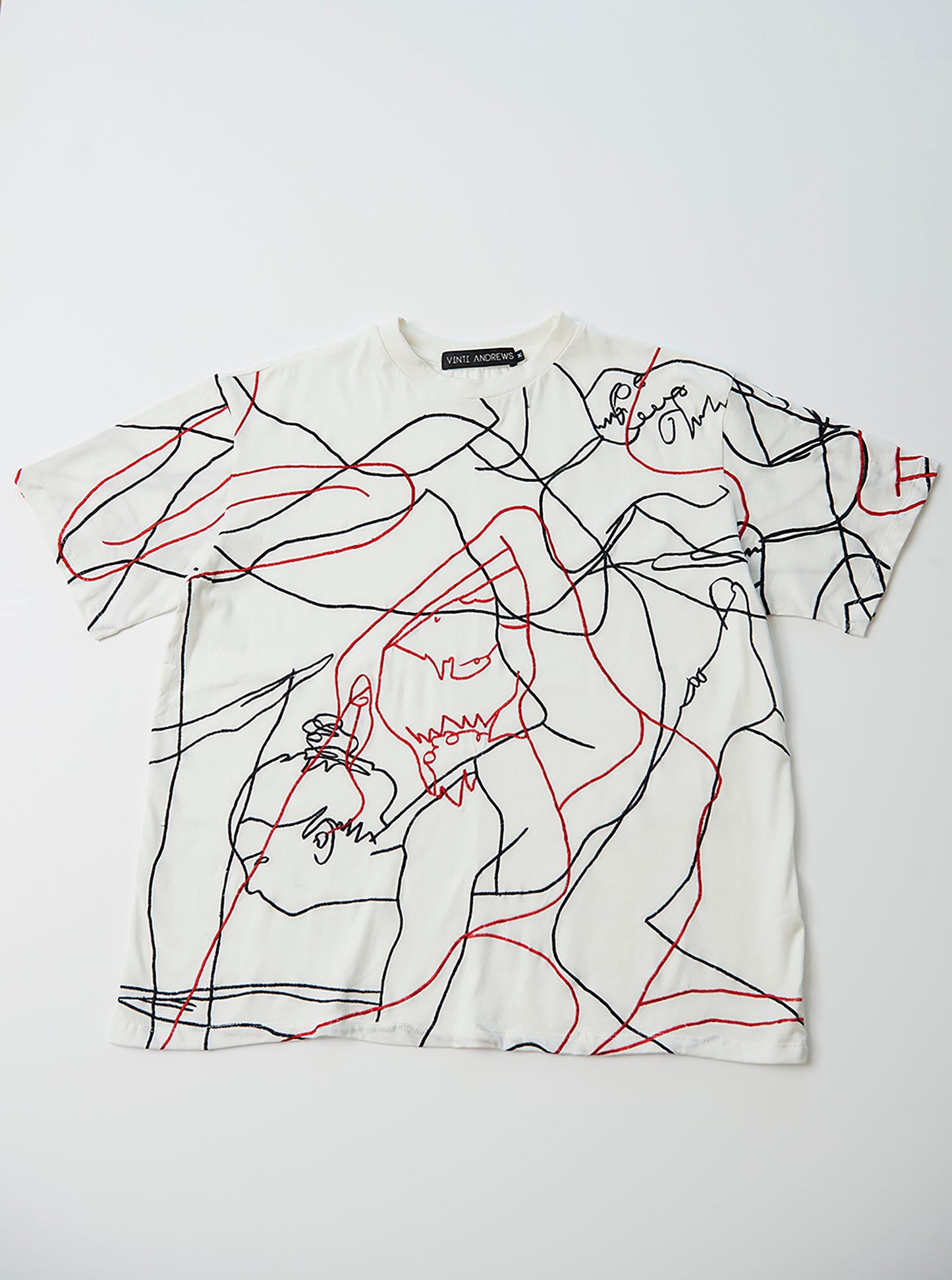 Vinti Andrews Gymnastic Allover Embroidery T-shirt