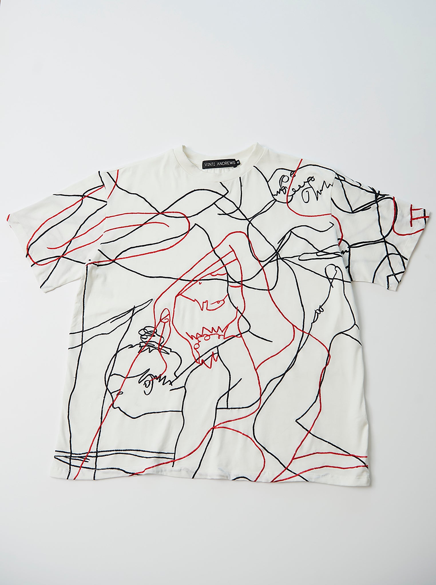 Vinti Andrews Gymnastic Allover Embroidery T-shirt