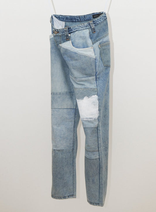 Vinti Andrews Reworked Painted Jeans