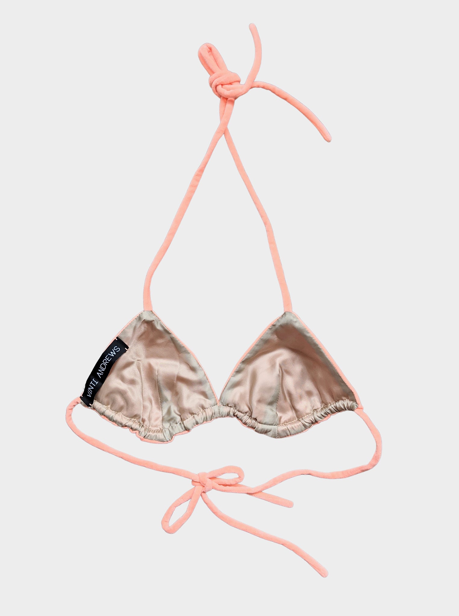 Vinti Andrews Velour Bikini Top