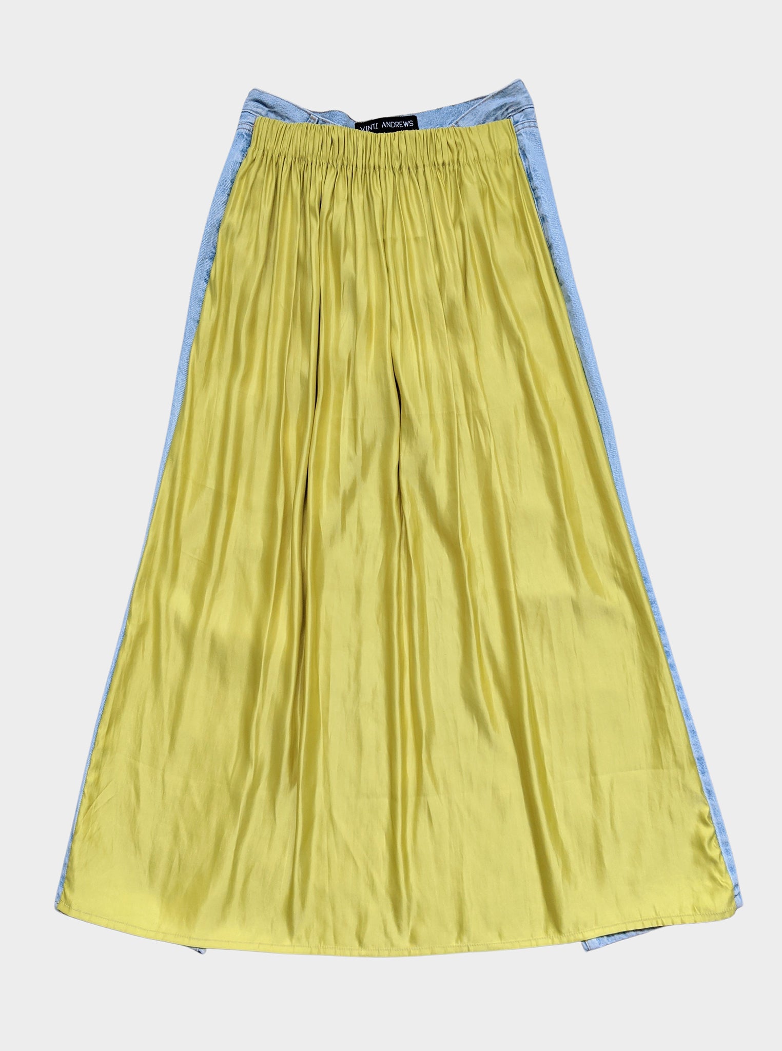  Vinti Andrews Satin Skirt Jean
