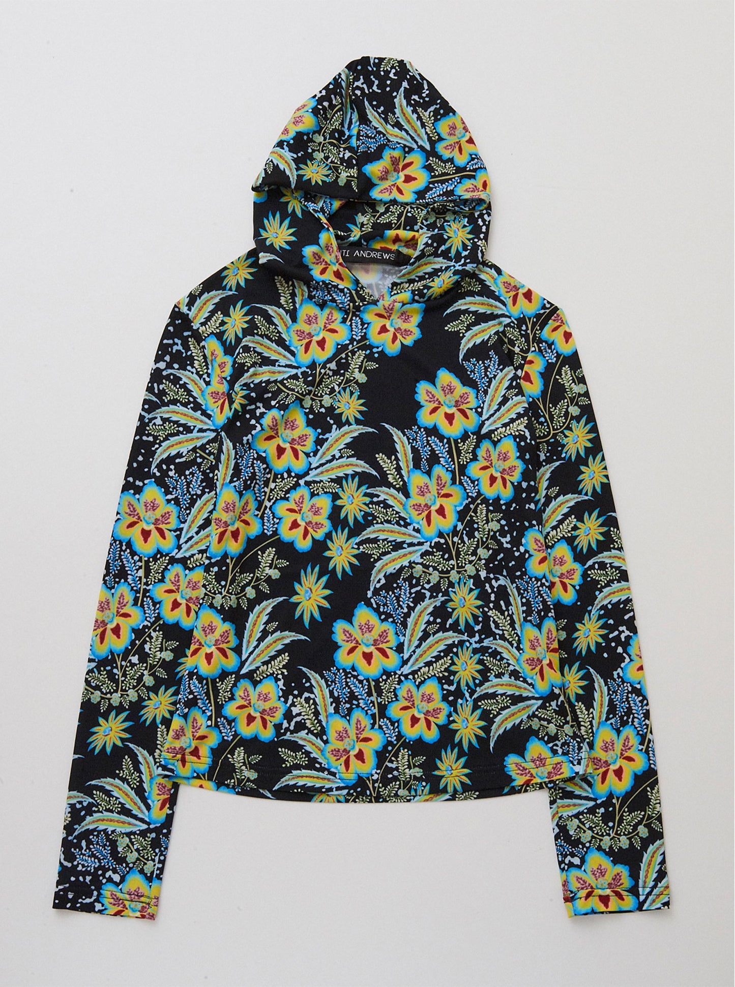 Vinti Andrews Hooded Long Sleeves Top