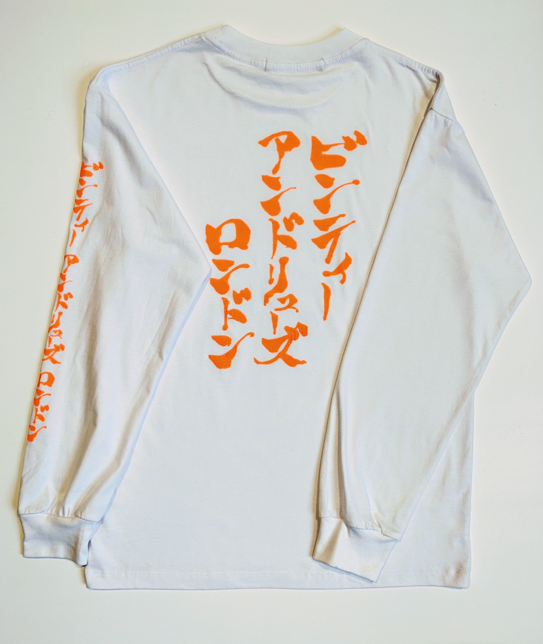 Vinti Andrews Printed Long Sleeves T-Shirt White