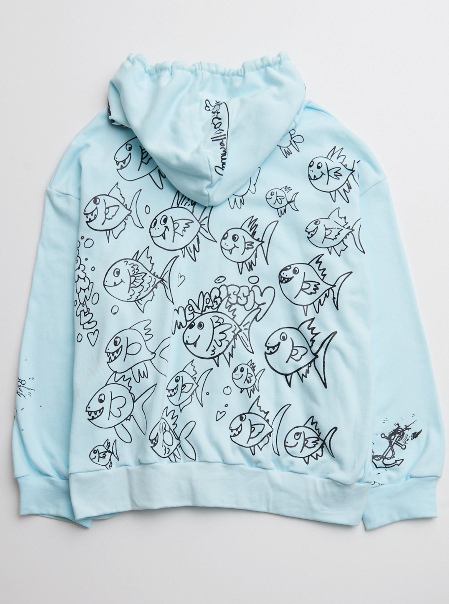 Vinti Andrews Sea Reef Print Oversize Hoody