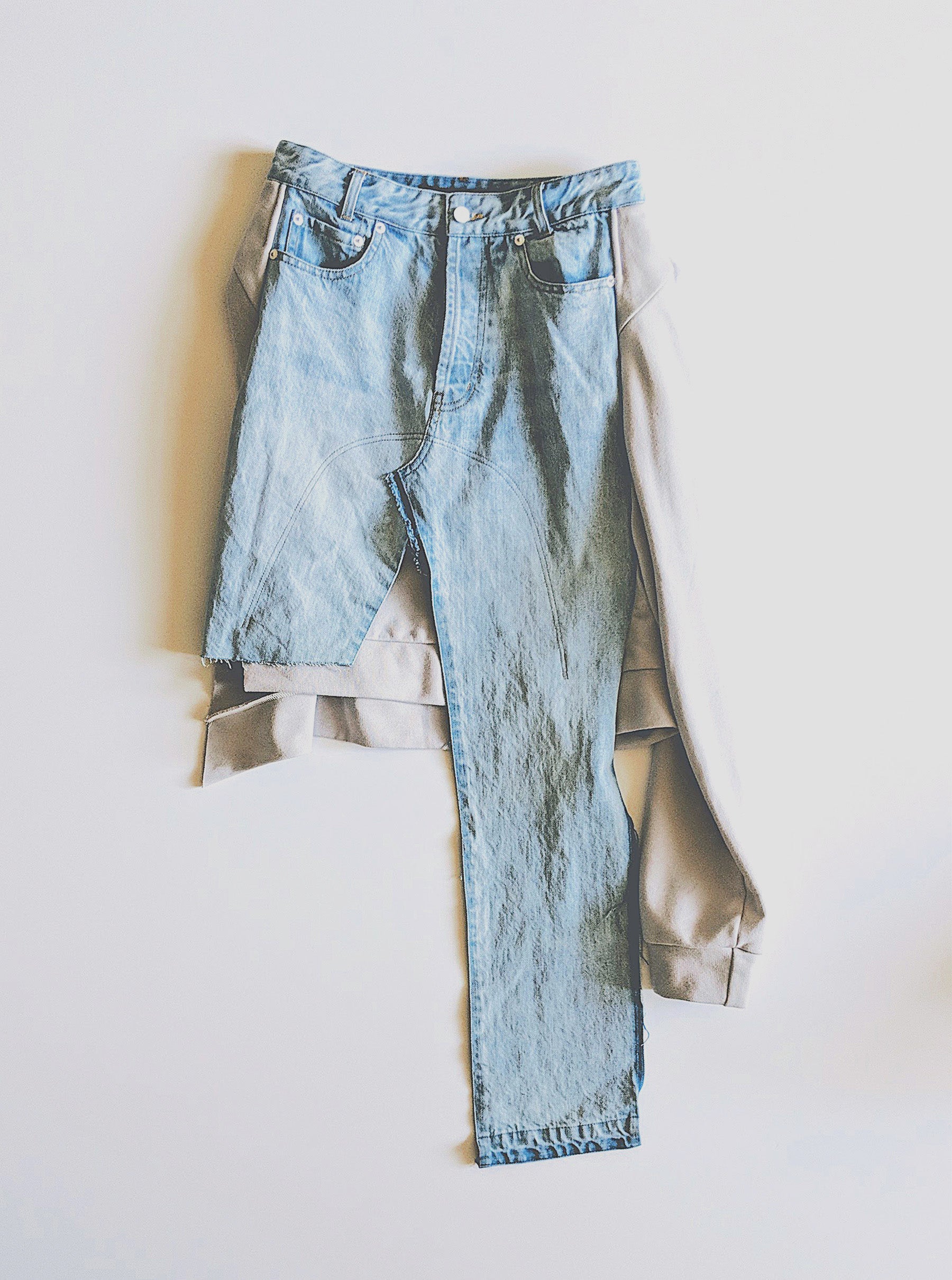  Vinti Andrews Sweater Jean Skirt