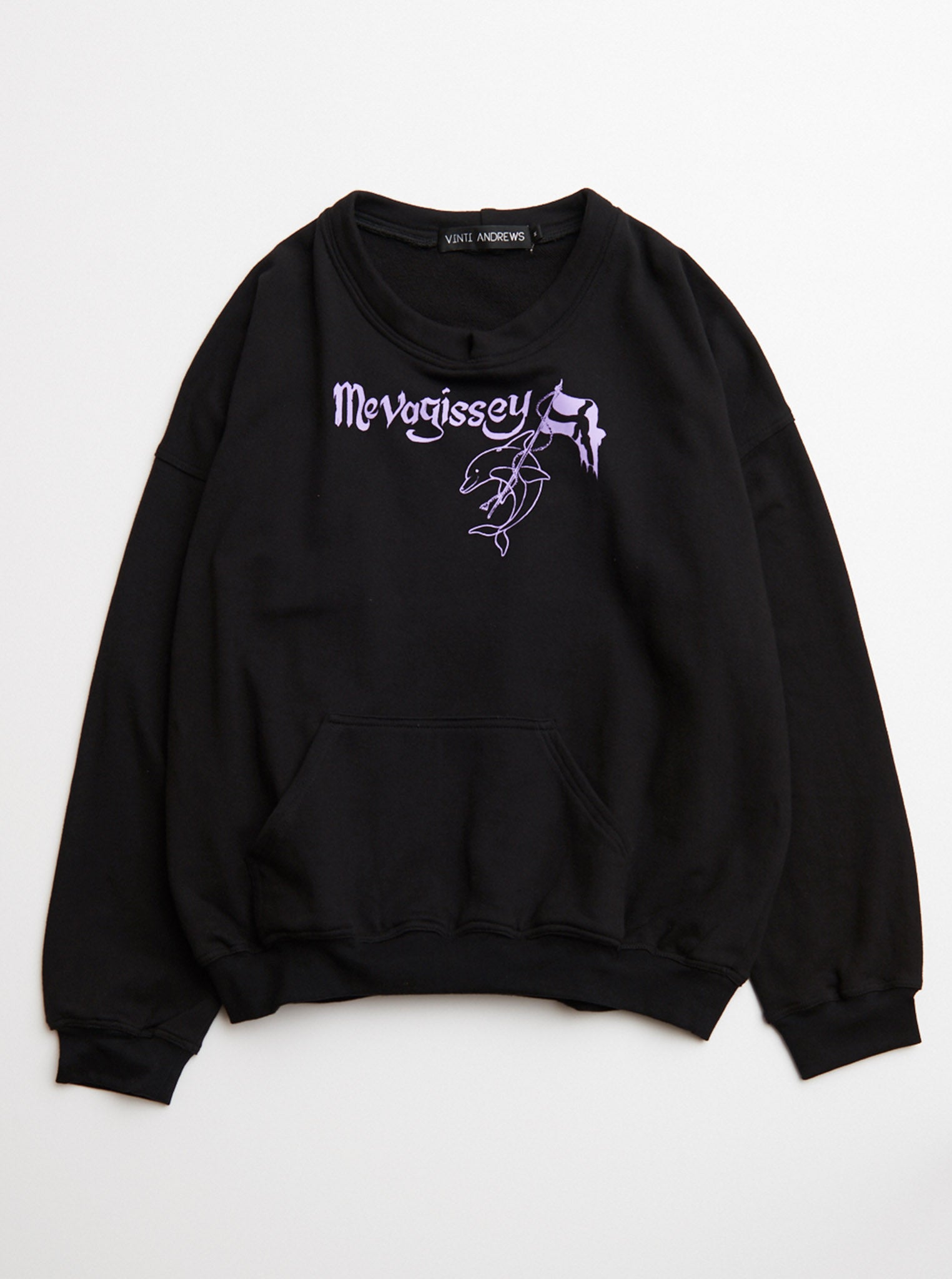 Vinti Andrews Dolphin Print Sweatshirt