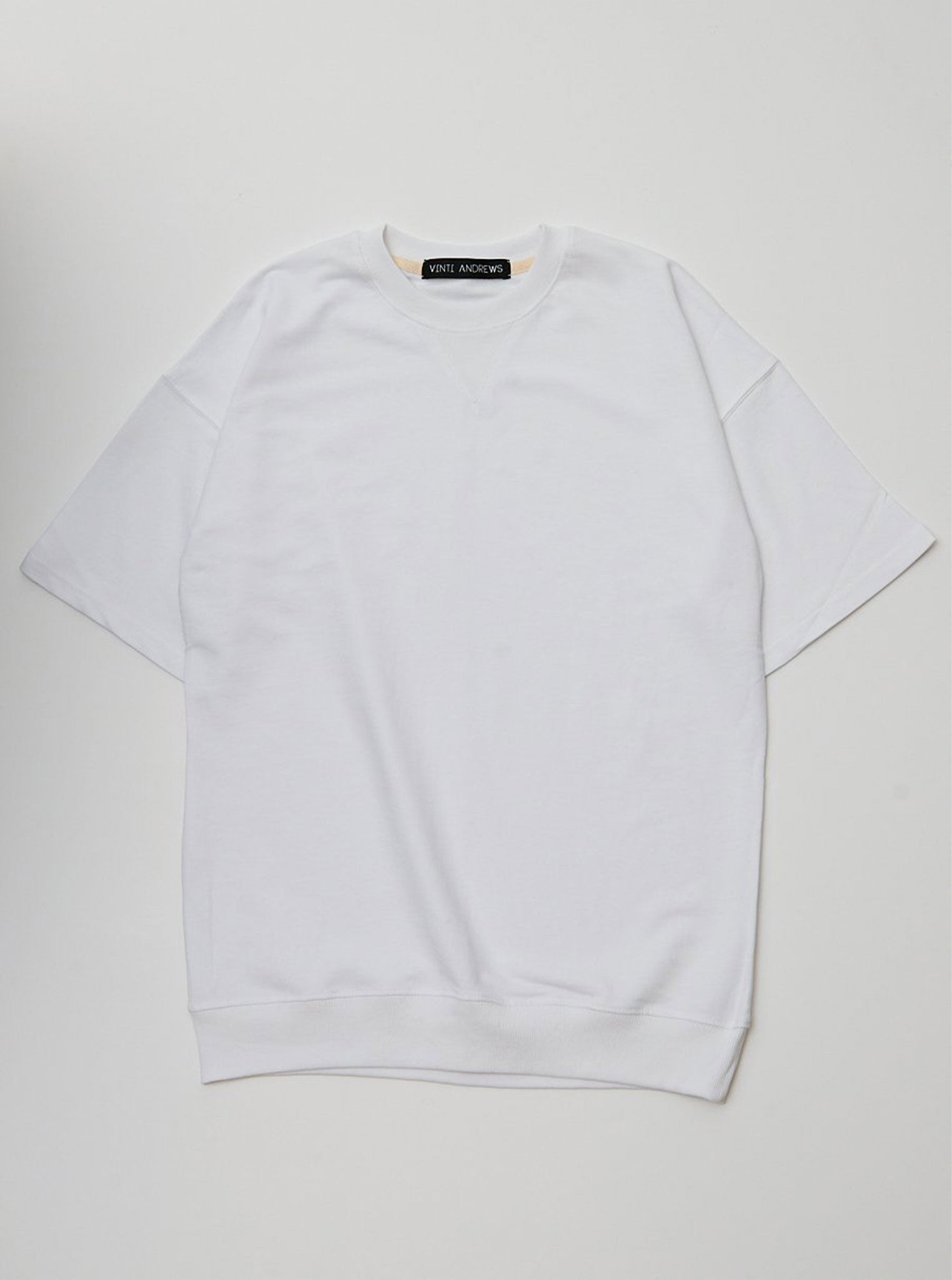 Vinti Andrews Short Sleeves Sweatshirt White