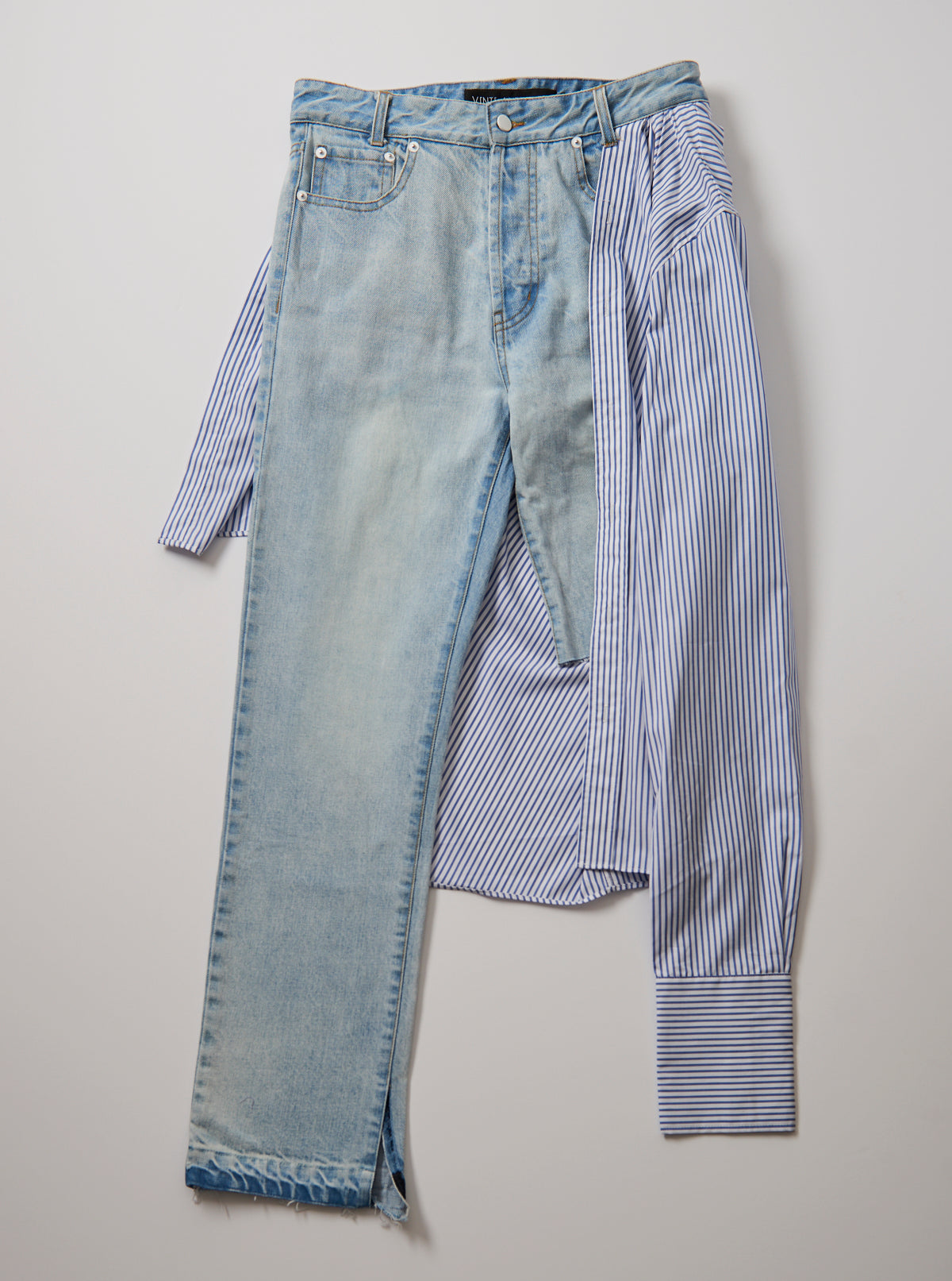 Stripe Shirt Jeans