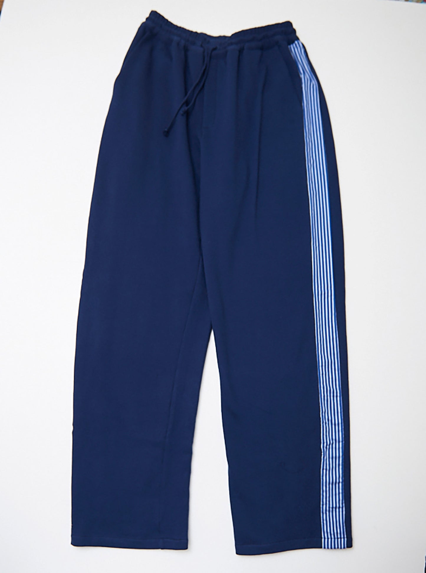 Vinti Andrews Shirt Trim Navy Track Pants