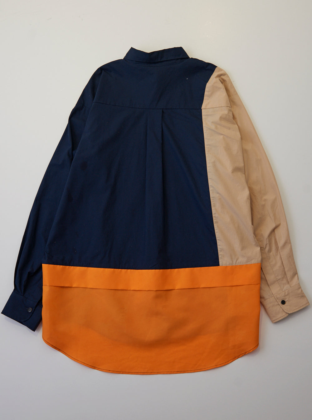 Vinti Andrews Block colour Shirt Navy Mix