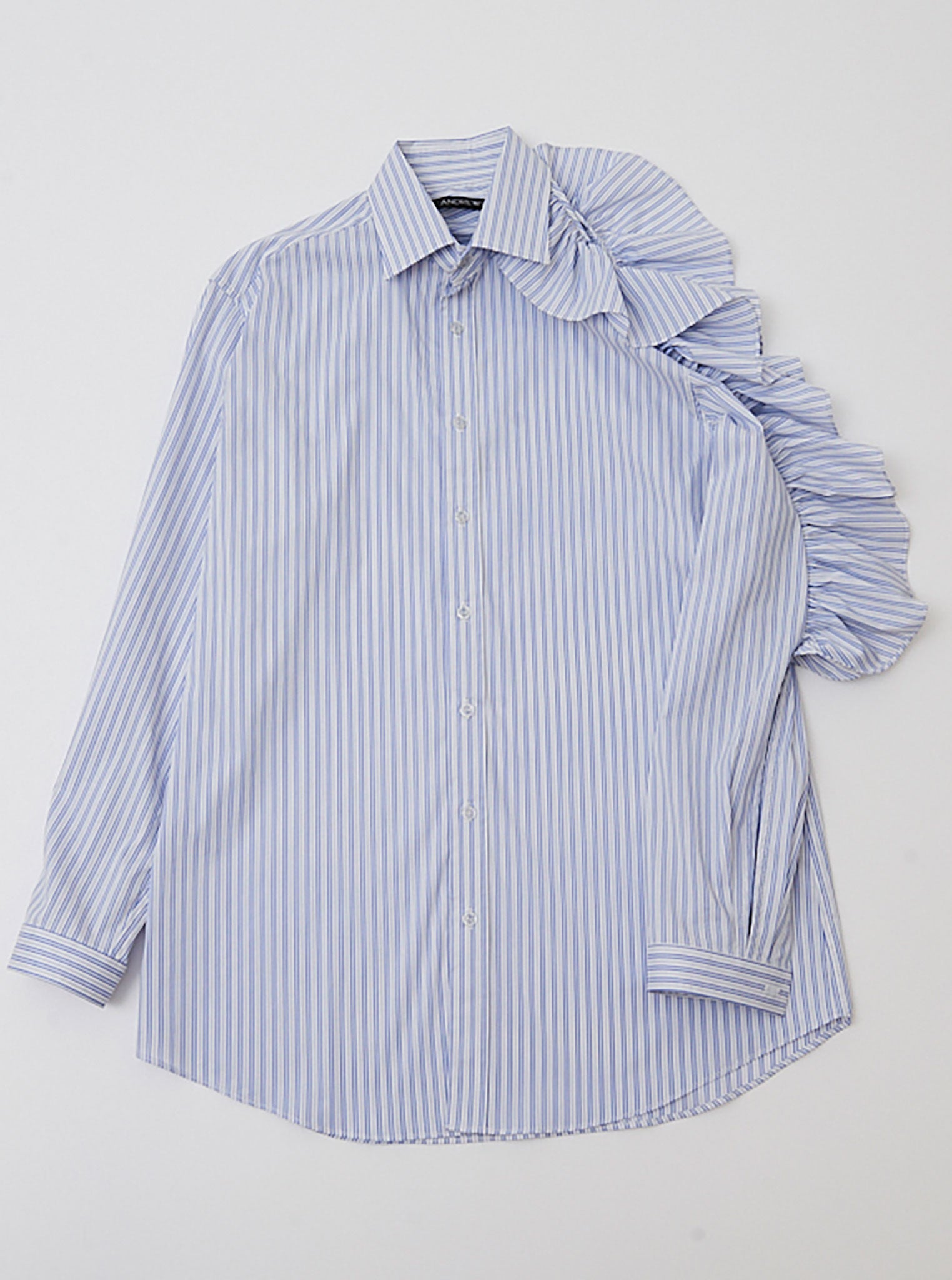 Vinti Andrews Frill Shirt Dress